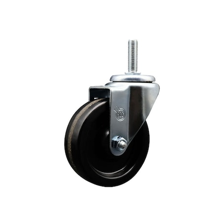 Service Caster 4 Inch Phenolic Wheel Swivel 58 Inch Threaded Stem Caster Service Caster SCC-TS20S414-PHS-58212